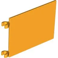 Flag 6 x 4 with U-Clips / Bright Light Orange