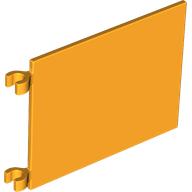 Lego Flag 6 x 4 with U-Clips / Bright Light Orange