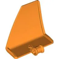 Technic Panel Curved and Bent Angled Left 5 x 4 x 3 #71 / Orange
