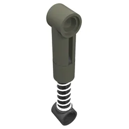 Technic Shock Absorber 6.5L with Normal Spring [Complete Assembly] / Dark Gray