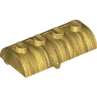 Treasure Chest Lid [Thick Hinge] / Metallic Gold