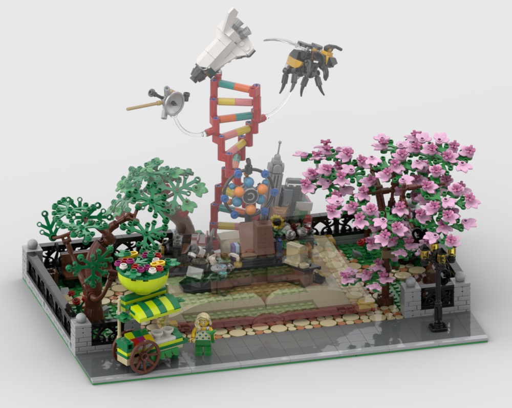 Lego Modular STEM Park - Display for set 21355 The Evolution of STEM