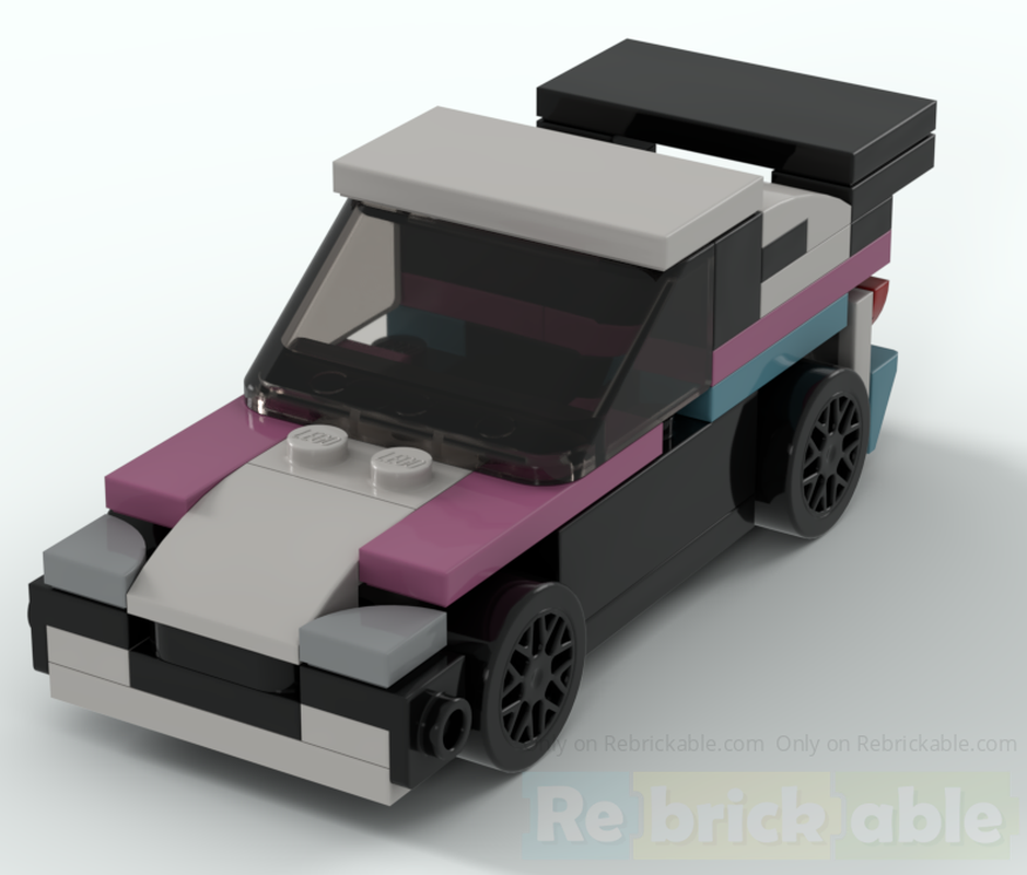 Lego subaru brz hatsune miku itasha drift inspired (stickerless)