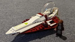 Delta 7 Jedi Starfighter (minifigure scale)
