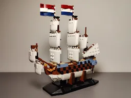 Model ship of the Zeven Provinciën