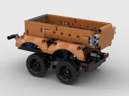 Tractor trailer (42093 Corvette alternate)