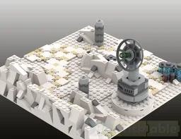 Hoth radar and trench
