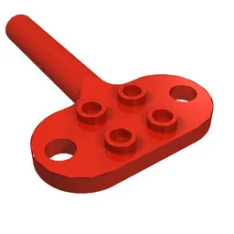 Motor Wind-Up 4 x 10 x 3 Key / Red