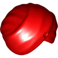 Hat Turban Wrap with Hole / Red