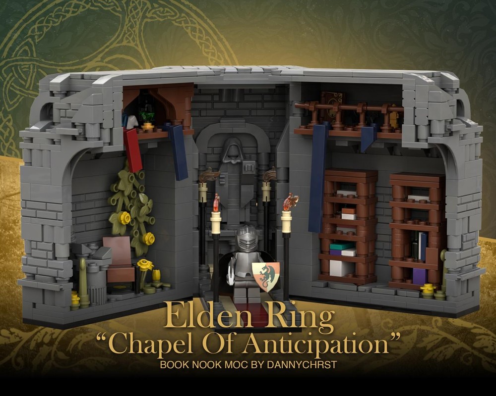 Lego ELDEN RING : Chapel Of Anticipation" Book Nook