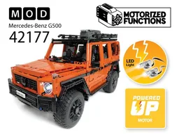 42177 Mercedes-Benz G500 PROFESSIONAL Line RC MOD for Powered Up Motors & LED Light