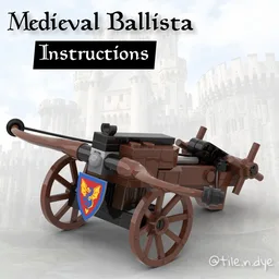 MEDIEVAL BALLISTA SIEGE WEAPON- CASTLE