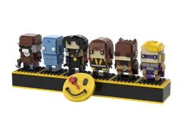 Watchmen Brickheadz with display base