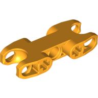 Lego Technic Axle and Pin Connector 2 x 5 with Two Ball Joint Sockets [Closed Sides] [Closed Axle Holes] / Bright Light Orange