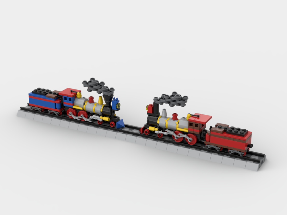 Lego Jupiter and 119 4-4-0 Steam engines (1:125 scale)