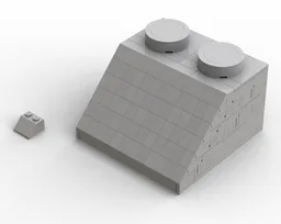 Upscaled Slope 45° 2x2 3039