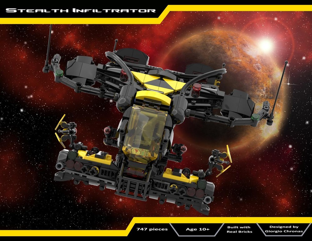Lego Blacktron Stealth Infiltrator
