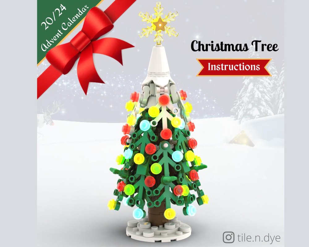 Lego Christmas Tree - LEGO CHRISTMAS MOC FREE INSTRUCTIONS