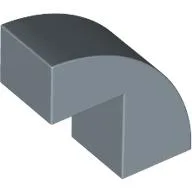 Brick Curved 1 x 2 x 1 2/3 with 1 Cutout / Sand Blue