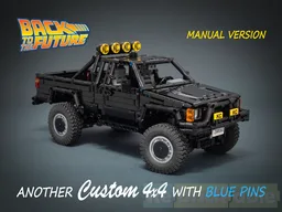 1985 Toyota 4x4 SR5 Xtracab Truck - Back to the Future - MANUAL EXTRA DETAILED Version with BLUE PINS