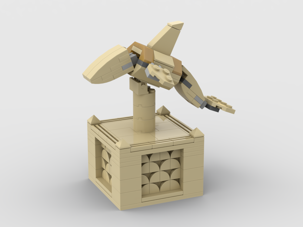 Lego Dolphin statue