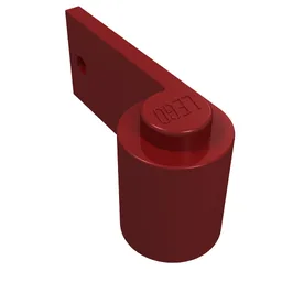 Door 1 x 3 x 1 Left / Dark Red