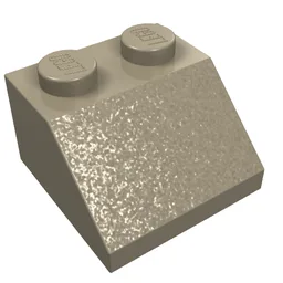 Brick Sloped 45° 2 x 2 / Dark Tan