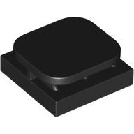 Lego Tile Special 2 x 2 x 2/3 with Photo Clip / Black