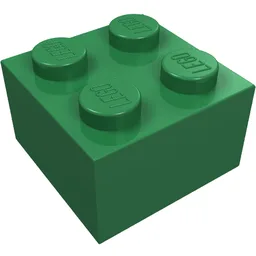Brick 2 x 2 / Green