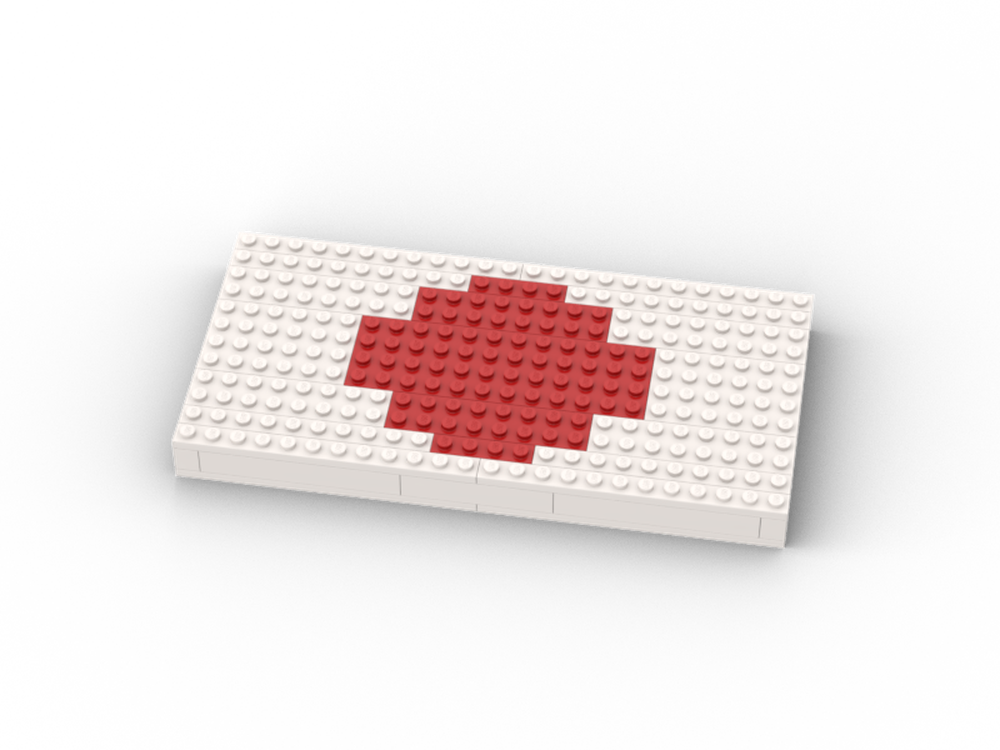 Lego Japan national flag