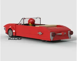 Red convertible