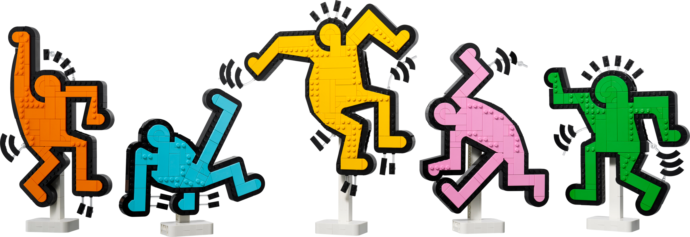 Lego Keith Haring - Dancing Figures