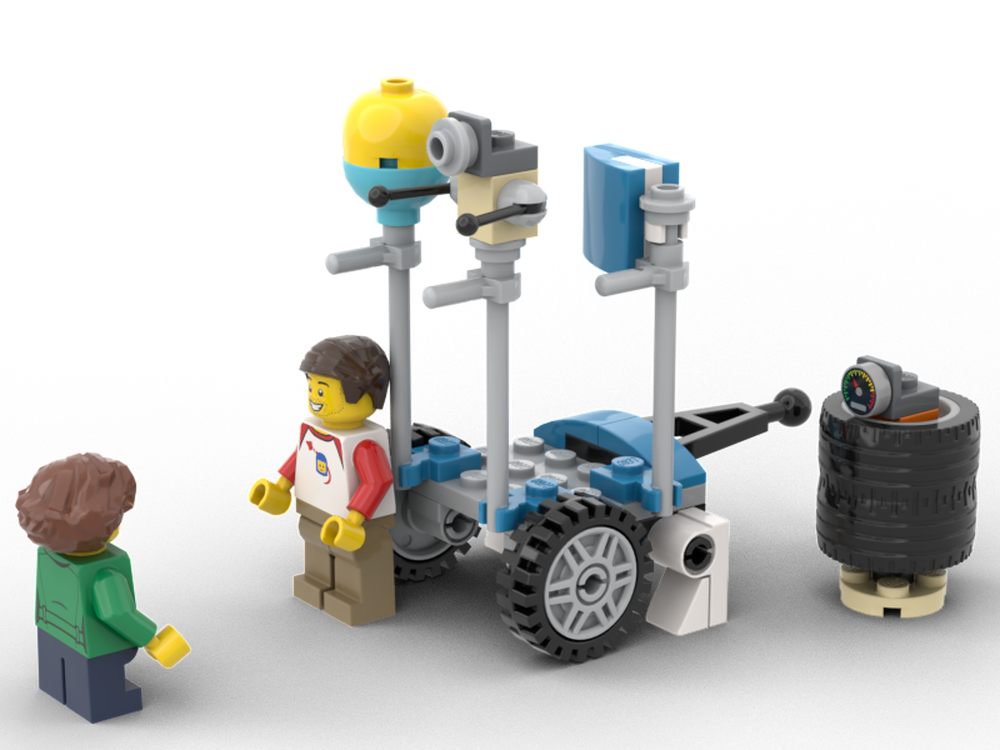 Lego Balloon Cart