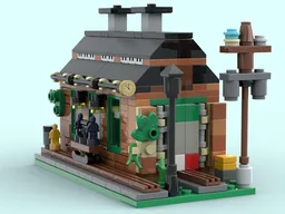 Old Train Engine Shed Mini Build