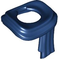 Lego Minifig Neckwear Long Scarf Wrapped Around Neck / Dark Blue