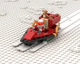 Christmas Celestial Sled 6834