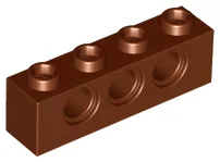 Technic Brick 1 x 4 [3 Pin Holes]