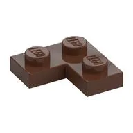 Plate 2 x 2 Corner / Brown