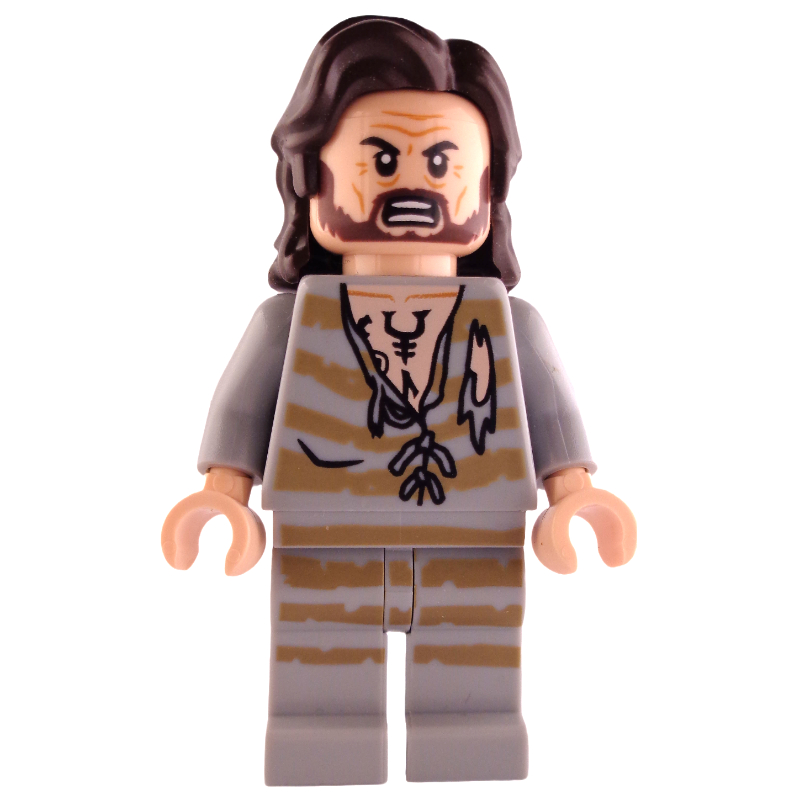 Lego Sirius Black, Light Bluish Gray Prison Outfit