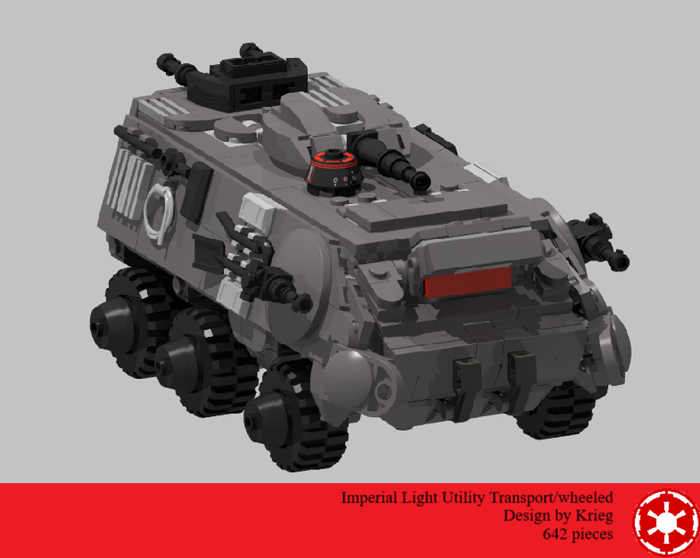 Lego Imperial Light Utility Transport / wheeled
