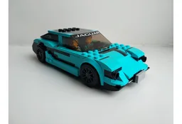 76898 Jaguar with trailer