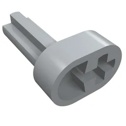 Technic Engine Crankshaft / Light Bluish Gray