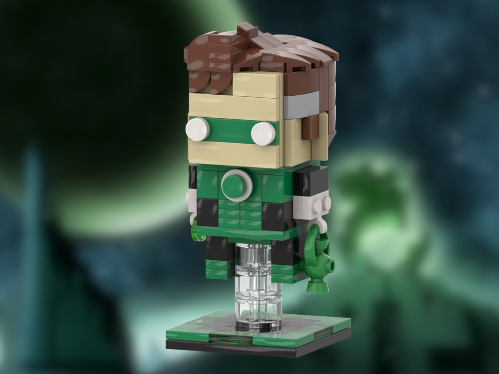 Lego Green Lantern (Hal Jordan) Brickhead