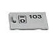 Container, Cupboard 2 x 3 x 2 Door with '103' and Keyhole Pattern (Sticker) - Set 6597