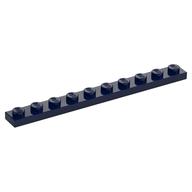 Lego Plate 1 x 10 / Dark Blue