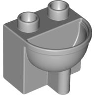 Lego Duplo Bathroom Sink / Light Bluish Gray