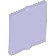 Lego Glass for Window 1 x 2 x 2 Flat / Trans-Purple