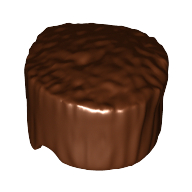 Lego Hair Flat Top, Tall / Reddish Brown
