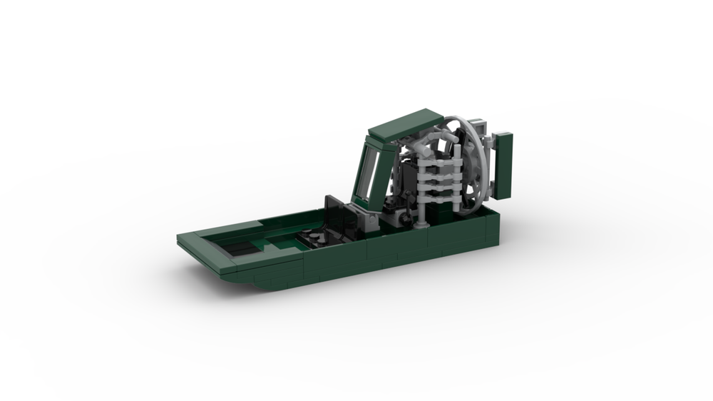 Lego State Police Fan Boat