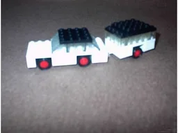 White Car and Camper